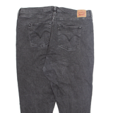 LEVI'S Womens Jeans Grey Relaxed Mom W42 L26