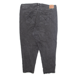 LEVI'S Womens Jeans Grey Relaxed Mom W42 L26