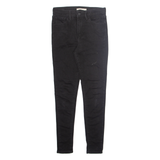 LEVI'S Womens Jeans Black Regular Skinny W27 L30