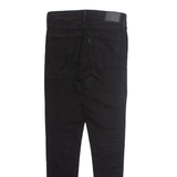 LEVI'S Womens Jeans Black Regular Skinny W27 L30