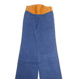 Womens Jeans Blue Regular Wide-Leg W24 L36