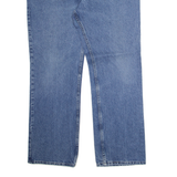 LEE Womens Jeans Blue Regular Straight W34 L34