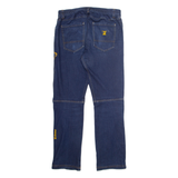 Mens Jeans Blue Regular Tapered W32 L30