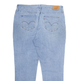 LEVI'S Womens Jeans Blue Regular Skinny Stone Wash W22 L28
