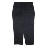 DICKIES Workwear Mens Trousers Black Relaxed Tapered W38 L31