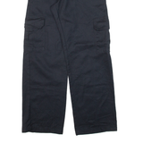 DICKIES Cargo Workwear Mens Trousers Black Relaxed Straight W30 L30