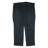 DICKIES Workwear Mens Trousers Black Relaxed Straight W38 L30