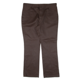DICKIES Workwear Mens Trousers Brown Regular Straight W38 L30