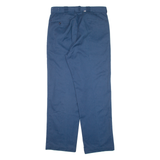 DICKIES Workwear Mens Trousers Blue Regular Straight W36 L31
