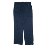 DICKIES 774F Workwear Womens Trousers Blue Regular Straight W34 L31