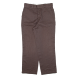DICKIES X URBAN OUTFITTERS Womens Trousers Brown Regular Straight W30 L26