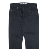 DICKIES Workwear Mens Trousers Black Regular Straight W36 L30