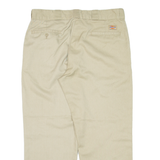 DICKIES 874 Workwear Mens Trousers Beige Regular Straight W34 L25