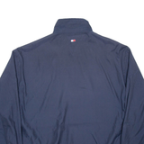 TOMMY HILFIGER Training Mens Sweatshirt Blue 1/4 Zip L
