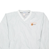 REEBOK Training Columbus East Basketball Mens Sweatshirt Grey V-Neck USA 2XL