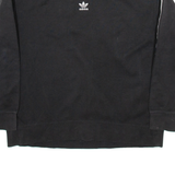 ADIDAS Womens Sweatshirt Black UK 6