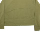 NIKE Cropped Womens Sweatshirt Green L