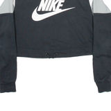 NIKE Cropped Womens Sweatshirt Black XS