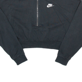 NIKE Cropped Womens Sweatshirt Black S