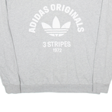ADIDAS Womens Sweatshirt Grey UK 10