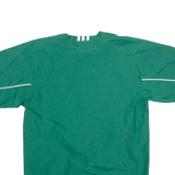 ADIDAS Training Mens Sweatshirt Green 1/4 Zip S