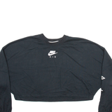 NIKE Cropped Womens Sweatshirt Black L