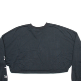 NIKE Cropped Womens Sweatshirt Black L