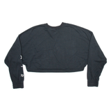 NIKE Cropped Womens Sweatshirt Black L