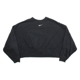NIKE Womens Sweatshirt Black M