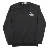 PUMA Womens Sweatshirt Black XS