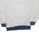 CHAMPION Mens Sweatshirt Grey V-Neck 90s USA L