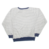 CHAMPION Mens Sweatshirt Grey V-Neck 90s USA L