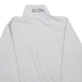 CHAMPION University Of Wisconsin Mens Sweatshirt Grey 1/4 Zip 90s USA M