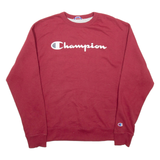 CHAMPION Mens Sweatshirt Red M