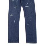 LEVI'S 511 Jeans Distressed Mens Blue Slim Straight W31 L32