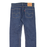 LEVI'S 511 Jeans Distressed Mens Blue Slim Straight W31 L32