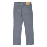 LEVI'S 511 Jeans Mens Grey Slim Straight W32 L30