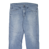 LEVI'S 513 Jeans Mens Blue Slim Straight Stone Wash W36 L29