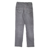 LEVI'S 514 Jeans Mens Grey Slim Straight Stone Wash W28 L30