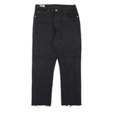 LEVI'S 501 BIG E Jeans Womens Black Regular Straight W29 L25