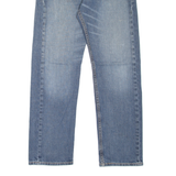 LEVI'S 505 Jeans Mens Blue Regular Straight Stone Wash W34 L32