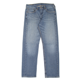 LEVI'S 505 Jeans Mens Blue Regular Straight Stone Wash W34 L32