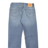 LEVI'S 505 Jeans Mens Blue Regular Straight Stone Wash W34 L32