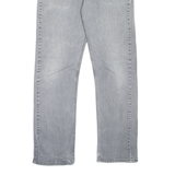 LEVI'S 504 Jeans Mens Grey Regular Straight Stone Wash W33 L28