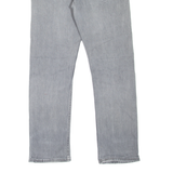 LEVI'S 504 Jeans Mens Grey Regular Straight Stone Wash W33 L28