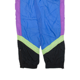 CATCHME Womens Track Pants Blue Tapered L W24 L29