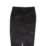 CHAMPION Mens Track Pants Black Tapered L W32 L28