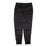 CHAMPION Mens Track Pants Black Tapered L W32 L28
