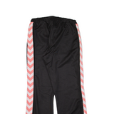 HUMMEL Womens Track Pants Black Flared L W27 L30