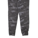 ANGELO LITRICO Camo Mens Trousers Grey Slim Tapered W28 L29